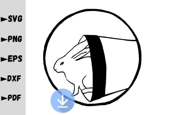 Bunny in Bag SVG, Bunny SVG