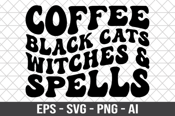 Coffee Black Cats Witches Spells SVG Review for Real Embroidery Use