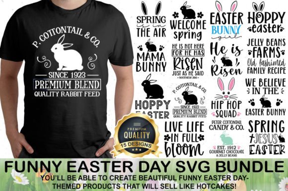 Funny Easter Day SVG Bundle Review for Real Embroidery Projects