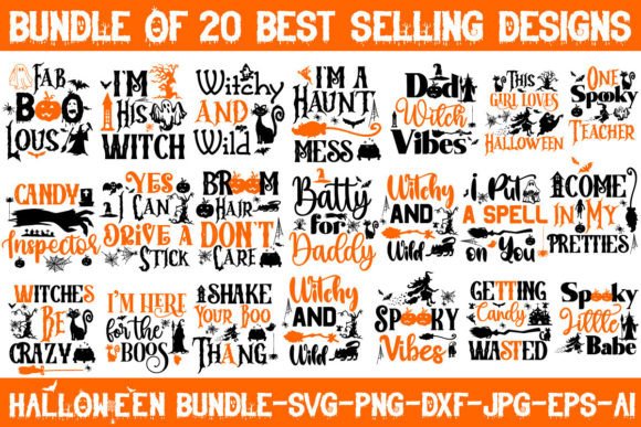 Halloween SVG Bundle for Real Embroidery Projects