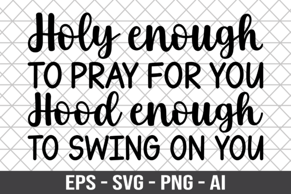 Holy Enough to Pray for You SVG Review for Real Embroidery Use