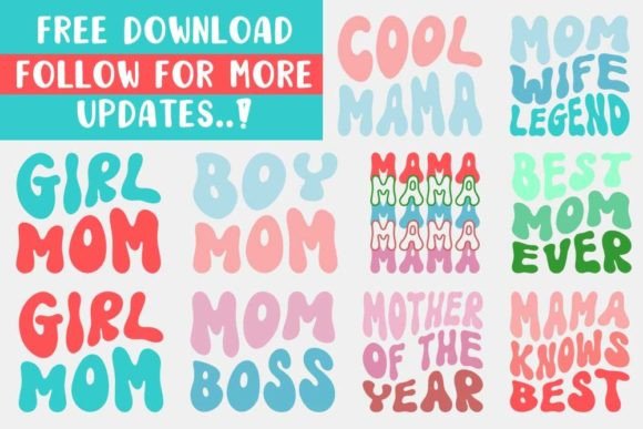 Mom Mama Mother's Day SVG Bundle Review for Real Embroidery Projects