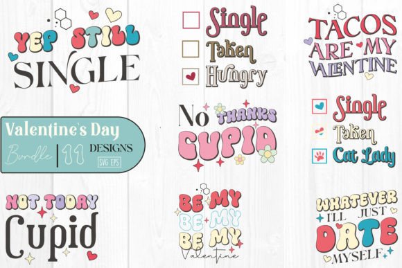 Retro Funny Valentine’s Day SVG Bundle Review