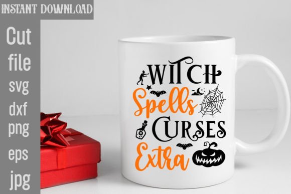 Witch Spells Curses Extra SVG Cut File Review